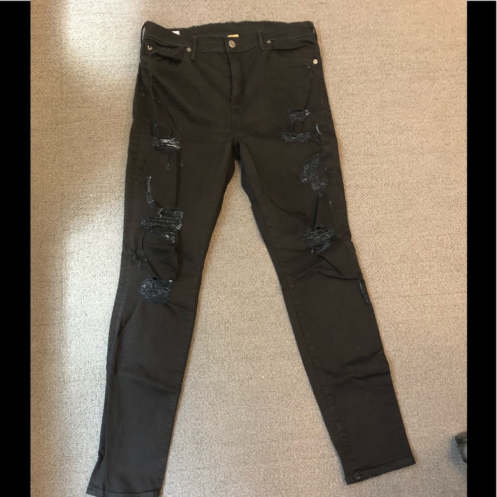 True Relgion Ripped Skinny Jeans